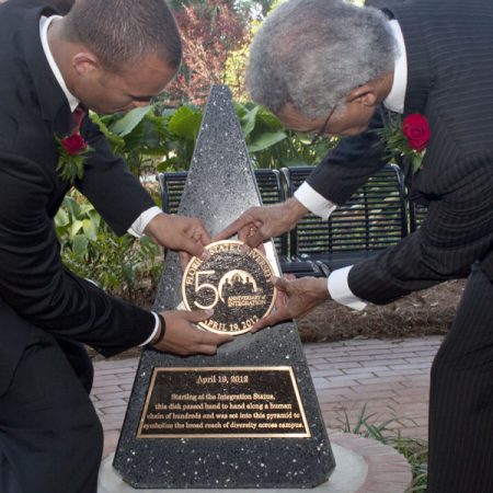 Pylon Celebrating 50 Years of Integration