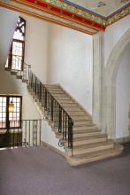 Dodd Hall interior staircase