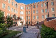 Broward Hall Courtyard